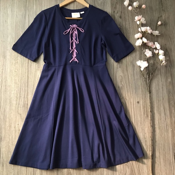 Anthropology Maeve | Lace front dress Size S NWOT - Picture 4 of 5